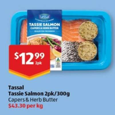 Tassal Tassie Salmon 2pk/300g