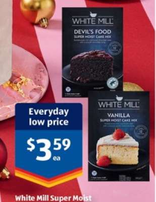 White Mill Super Moist Cake Mix