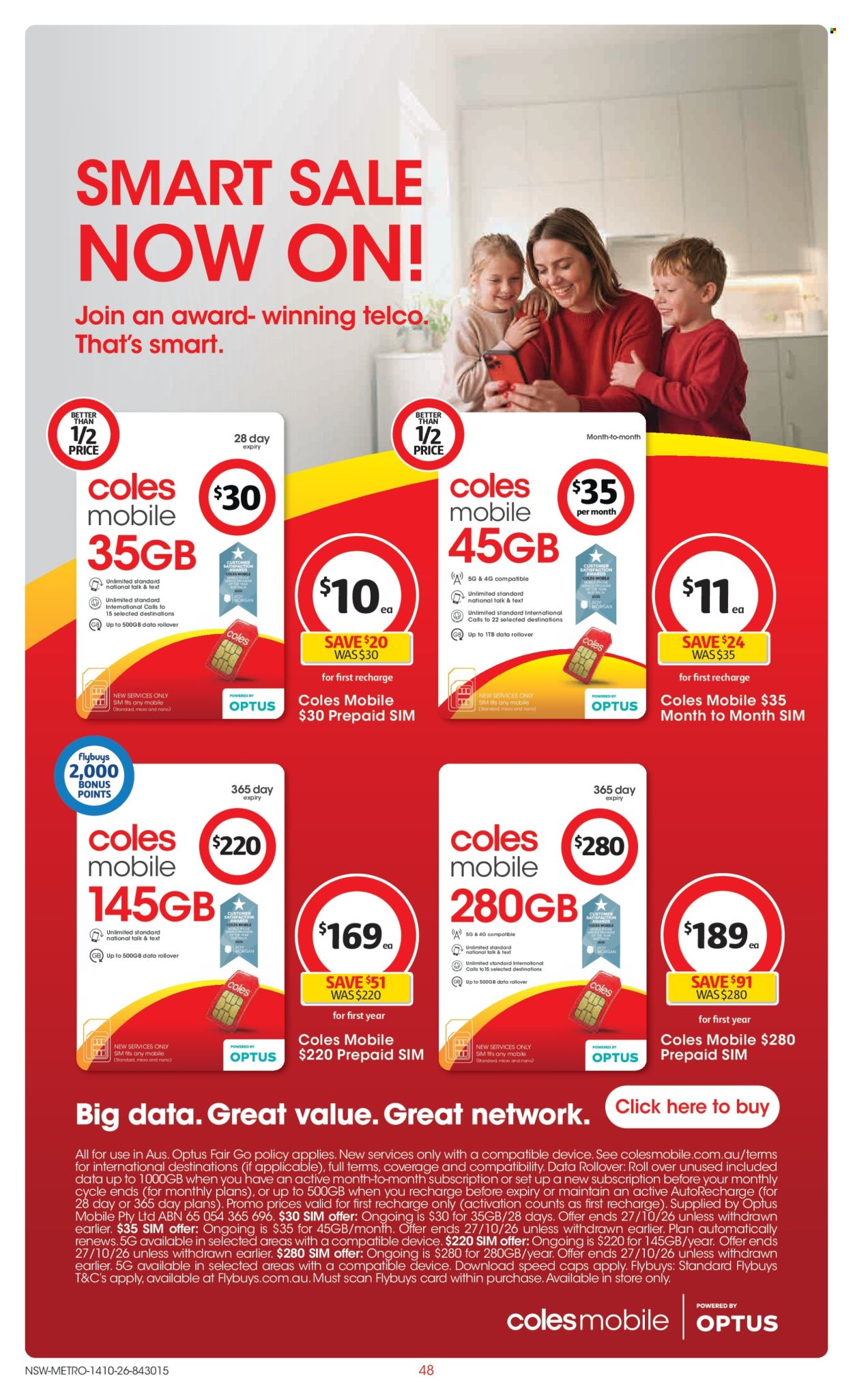 Coles catalogue - 14 Oct 2026 - 20 Oct 2026. Page 48