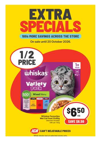 IGA Catalogue - 14 Oct 2026 - 20 Oct 2026.