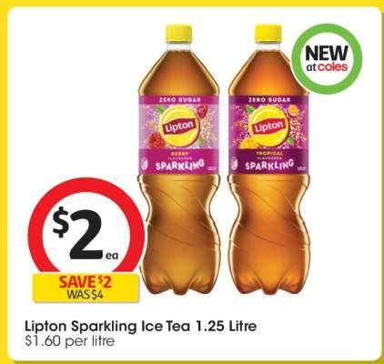 Lipton Sparkling Ice Tea 1.25 Litre