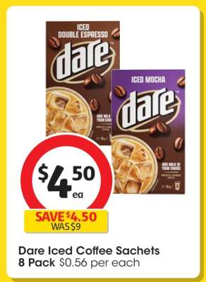 Dare Iced Coffee Sachets 8 Pack