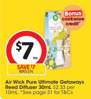 Air Wick Pure Ultimate Getaways Reed Diffuser 30mL