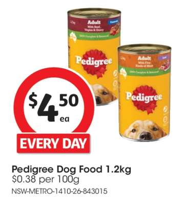 Pedigree Dog Food 1.2kg