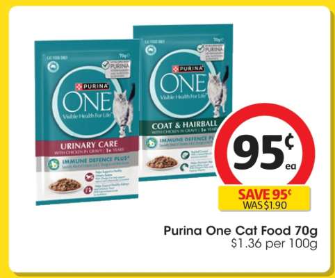 Purina One Cat Food 70g