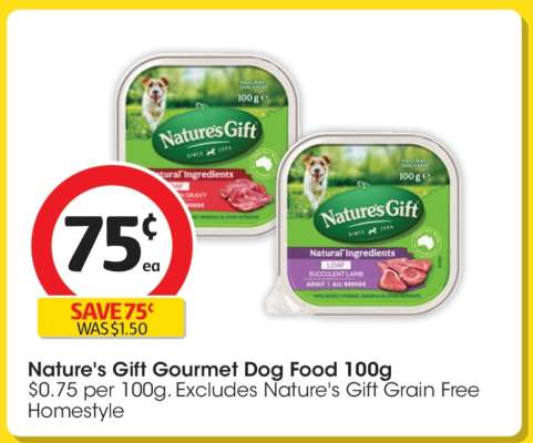 Nature's Gift Gourmet Dog Food 100g