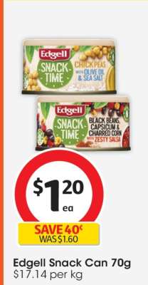 Edgell Snack Can 70g