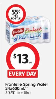 Frantelle Spring Water 24x600mL