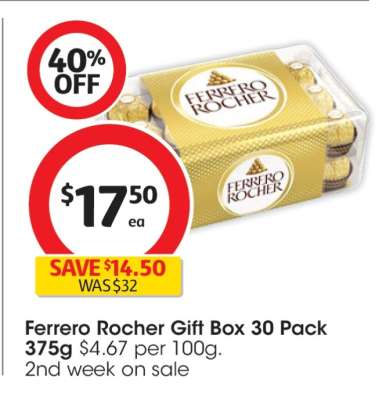 Ferrero Rocher Gift Box 30 Pack