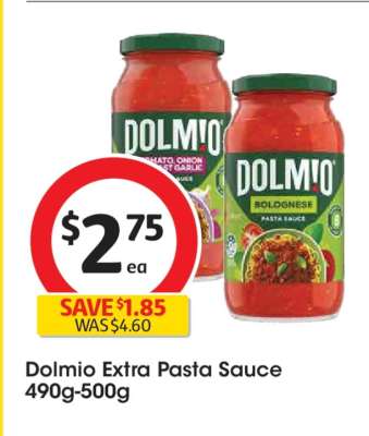 Dolmio Extra Pasta Sauce 490g-500g