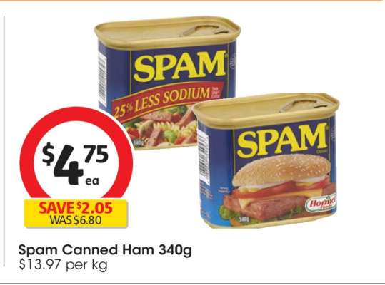 Spam Canned Ham 340g