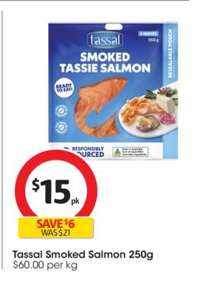 Tassal Smoked Salmon 250g