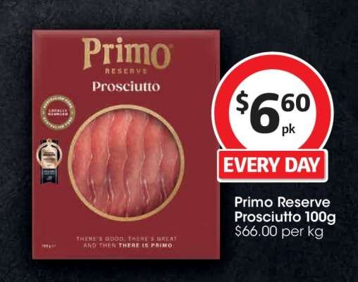Primo Reserve Prosciutto 100g