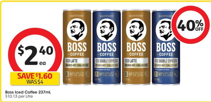 Boss Iced Coffee 237ml