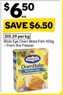 Birds Eye Oven Bake Fish 425g