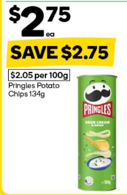Pringles Potato Chips 134g