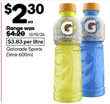 Gatorade Sports Drink 600mL