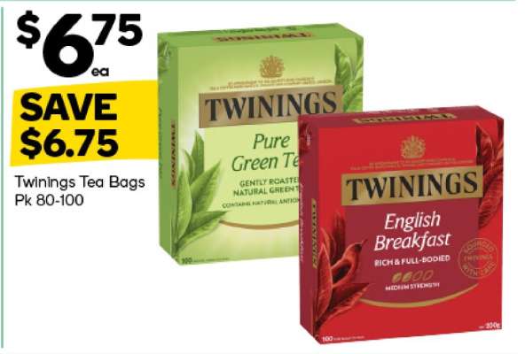 Twinings Tea Bags Pk 80-100