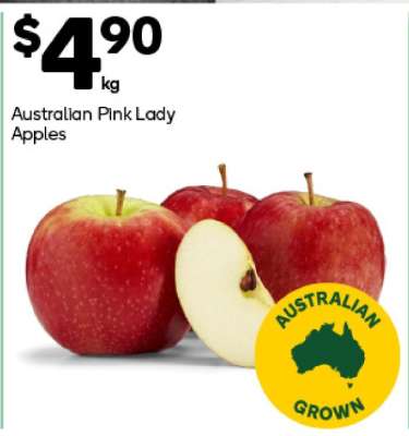 Australian Pink Lady Apples