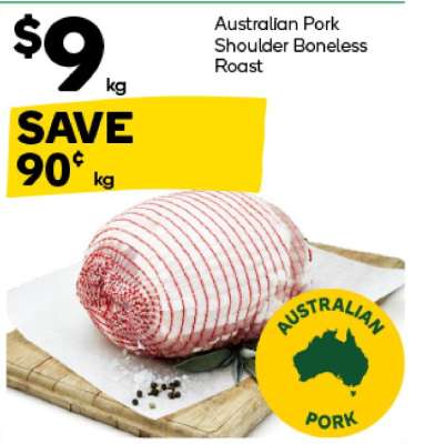 Australian Pork Shoulder Boneless Roast