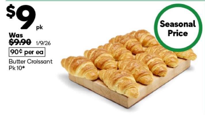 Butter Croissant Pk 10