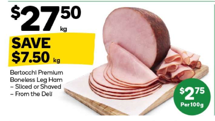 Bertocchi Premium Boneless Leg Ham