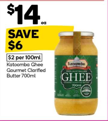 Katoomba Ghee Gourmet Clarified Butter 700ml