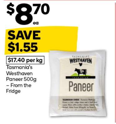 Tasmania's Westhaven Paneer 500g