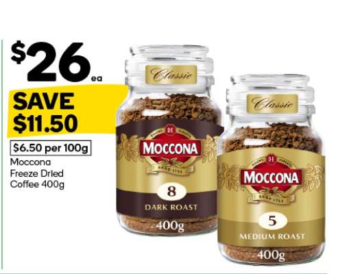 Moccona Freeze Dried Coffee 400g