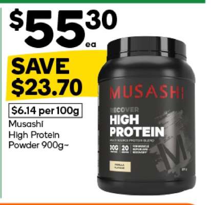 Musashi High Protein Powder 900g