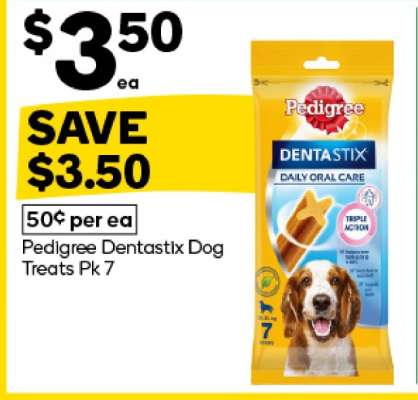 Pedigree Dentastix Dog Treats Pk 7