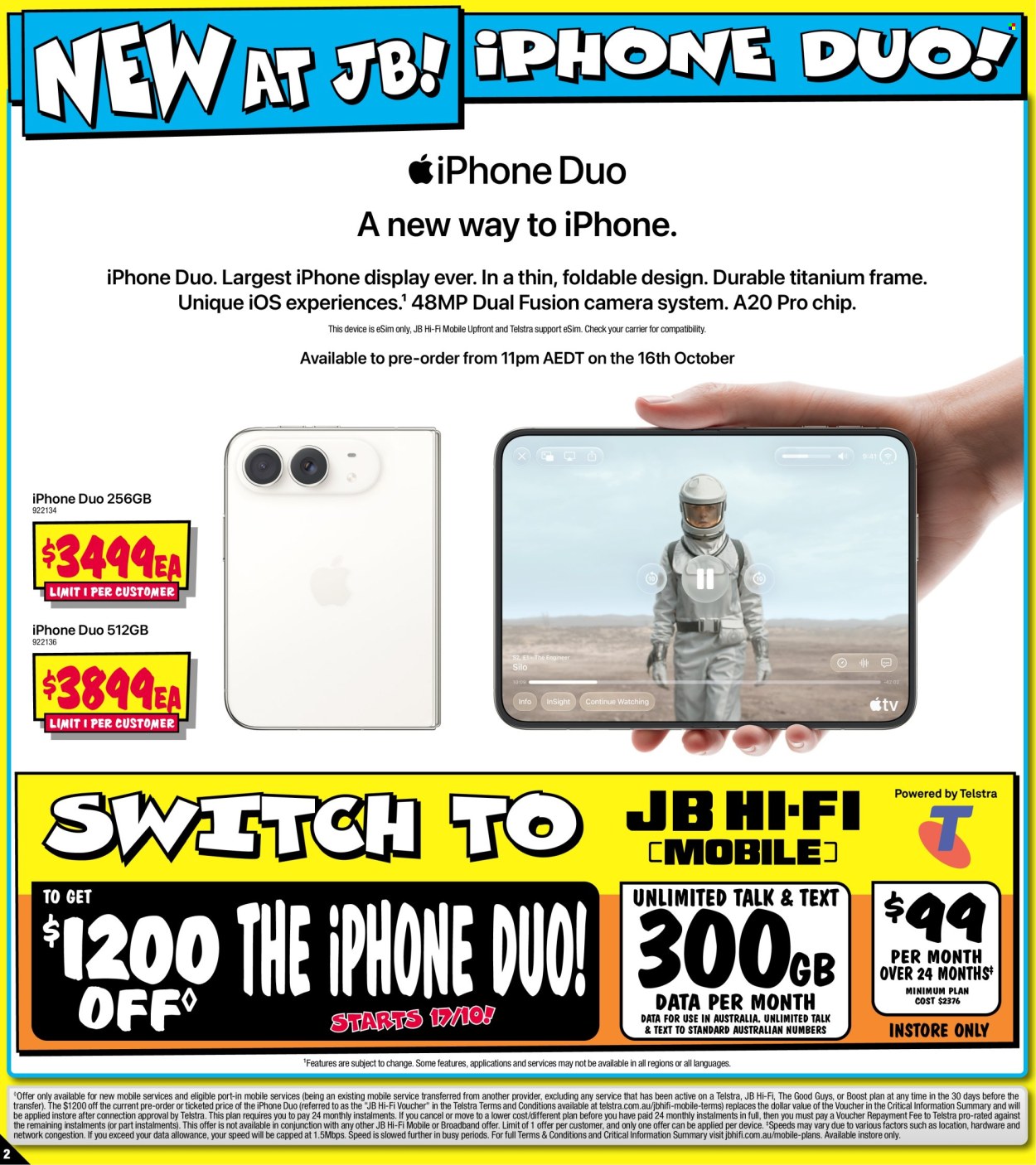 JB Hi-Fi catalogue - 15 Oct 2026 - 28 Oct 2026. Page 2