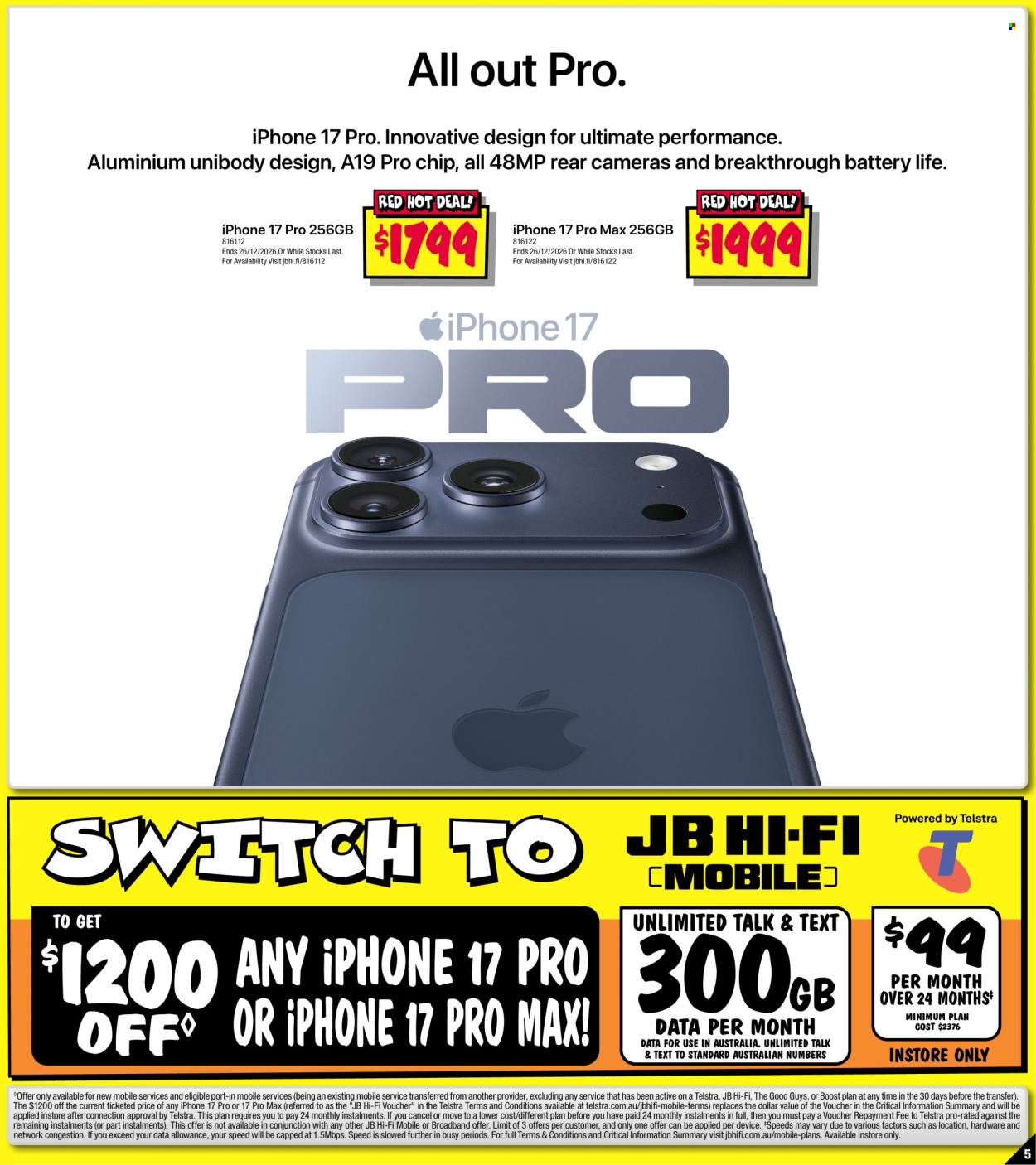JB Hi-Fi catalogue - 15 Oct 2026 - 28 Oct 2026. Page 5