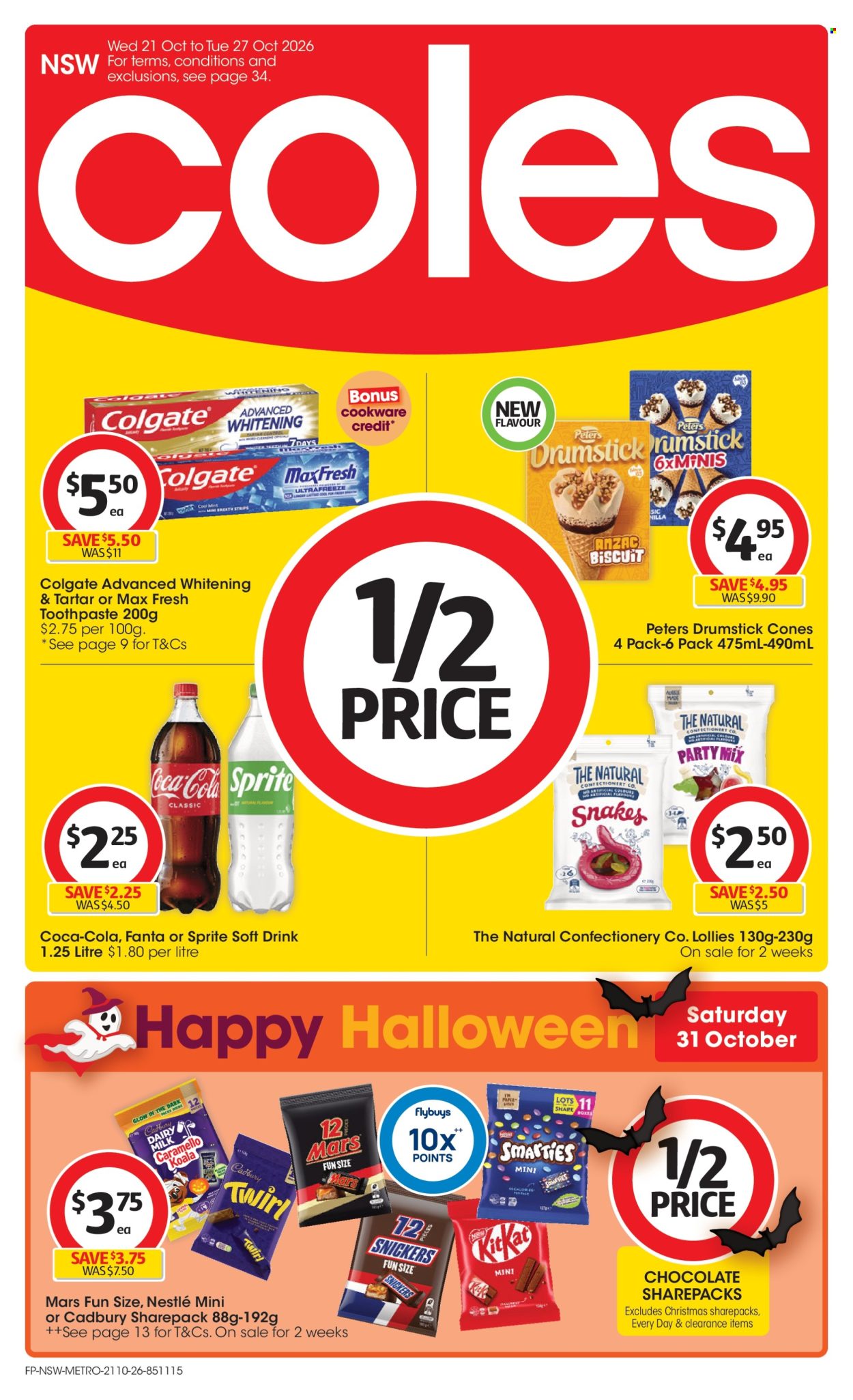 Coles catalogue - 21 Oct 2026 - 27 Oct 2026. Page 1