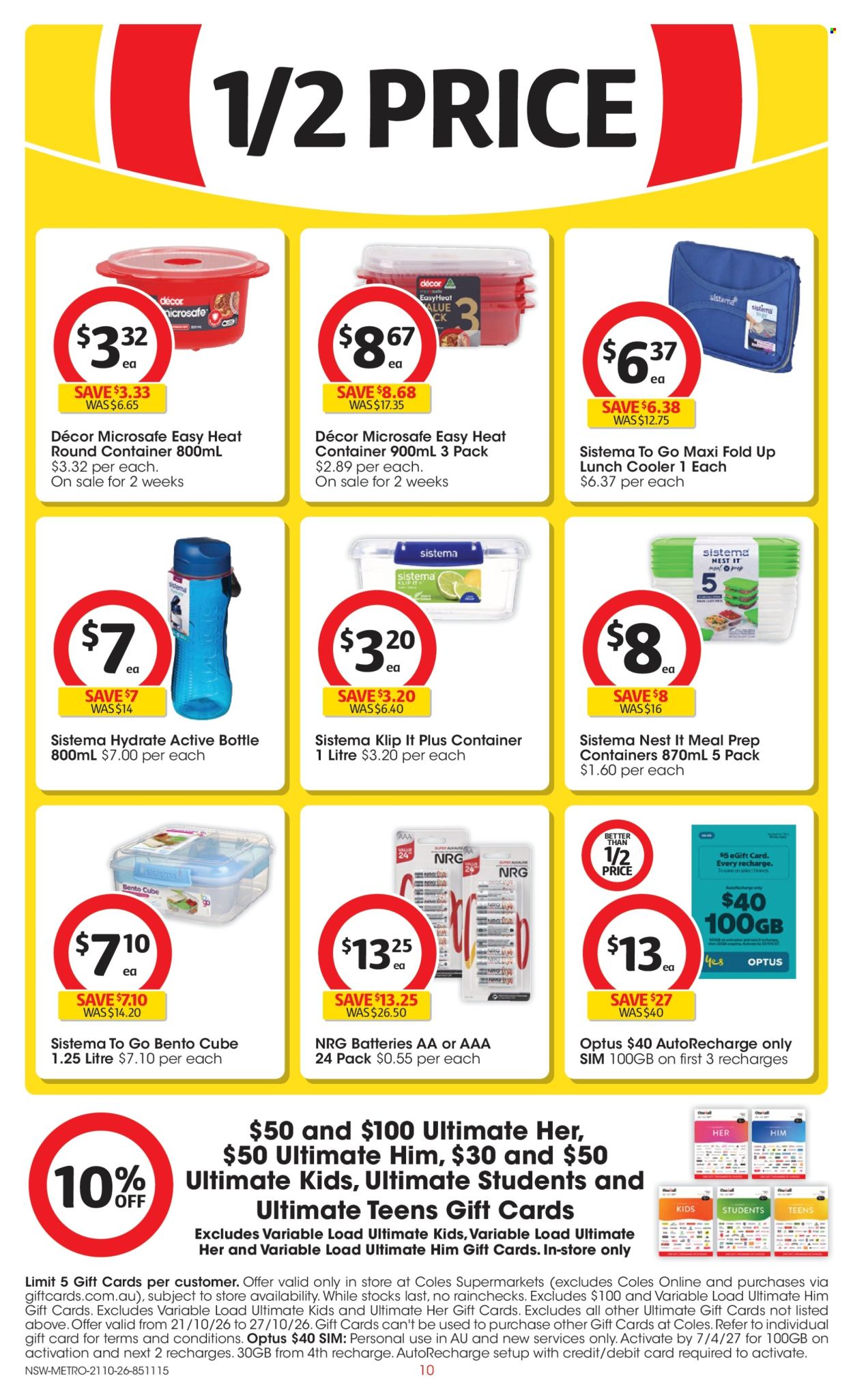 Coles catalogue - 21 Oct 2026 - 27 Oct 2026. Page 10