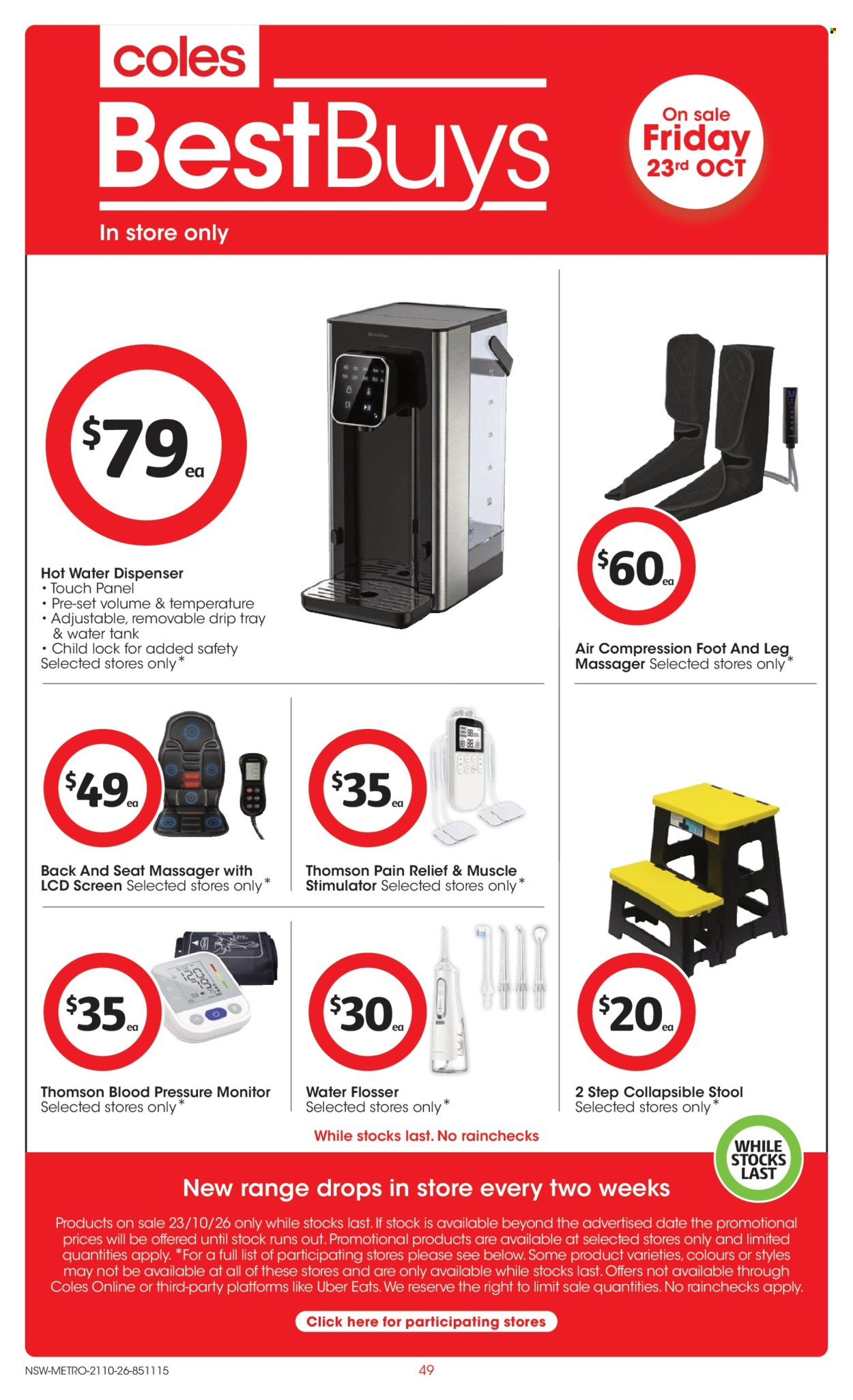 Coles catalogue - 21 Oct 2026 - 27 Oct 2026. Page 49
