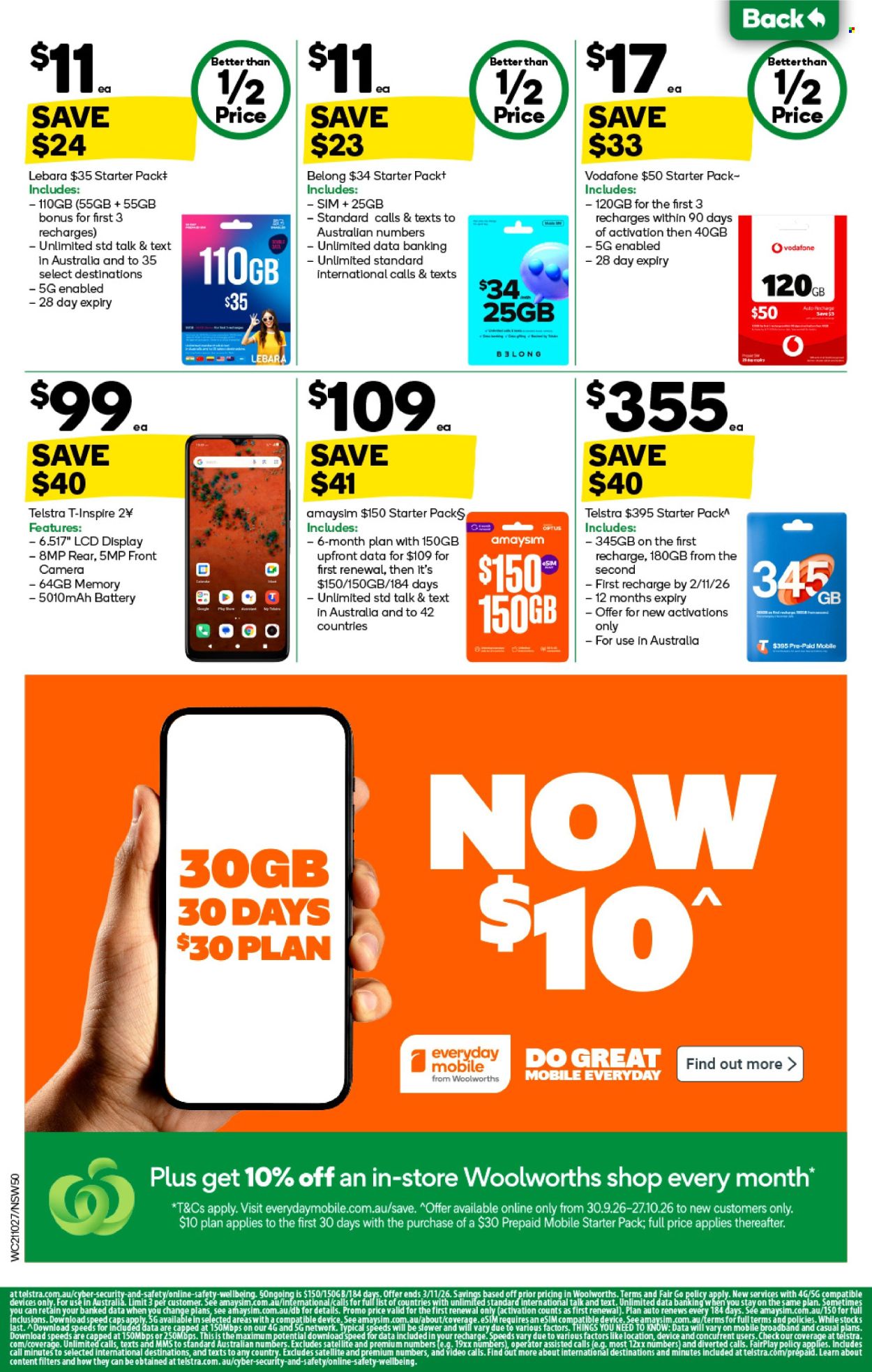Woolworths catalogue - 21 Oct 2026 - 27 Oct 2026. Page 50