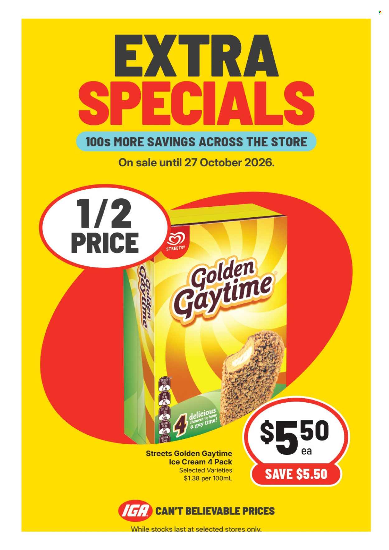 IGA catalogue - 21 Oct 2026 - 27 Oct 2026. Page 4
