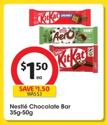Nestlé Chocolate Bar 35g-50g