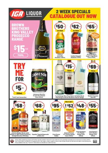 IGA LIQUOR Catalogue - 21 Oct 2026 - 3 Nov 2026.